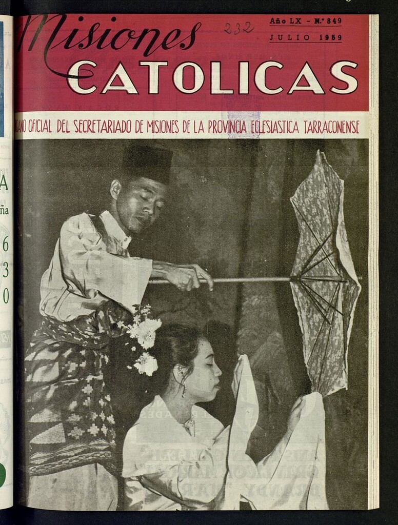 Miniatura de Las Misiones Católicas de julio de 1959