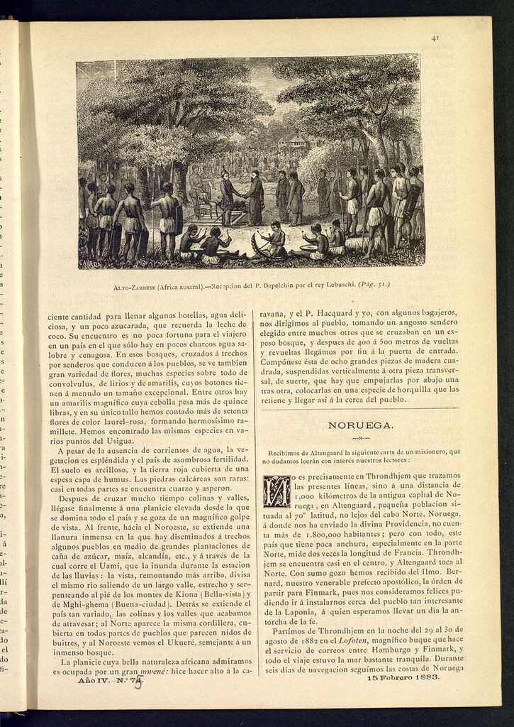 Miniatura de Las Misiones Católicas del 15 de febrero de 1883
