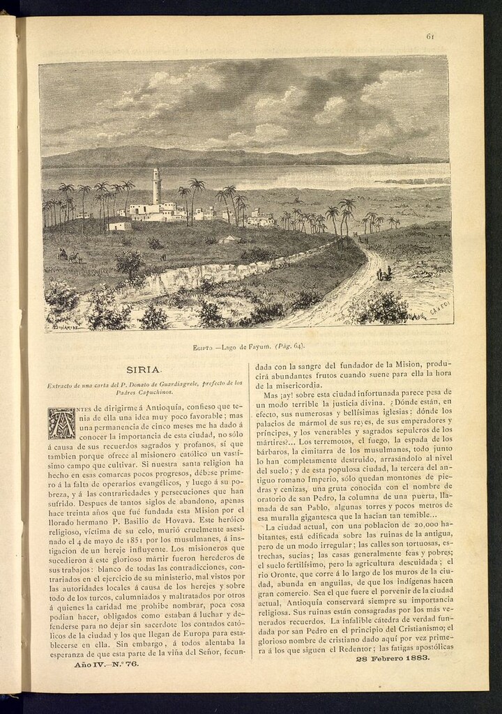 Miniatura de Las Misiones Católicas del 28 de febrero de 1883