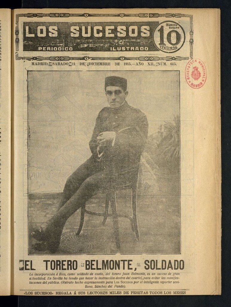 Miniatura de Los Sucesos : periódico ilustrado del 11 de diciembre de 1915