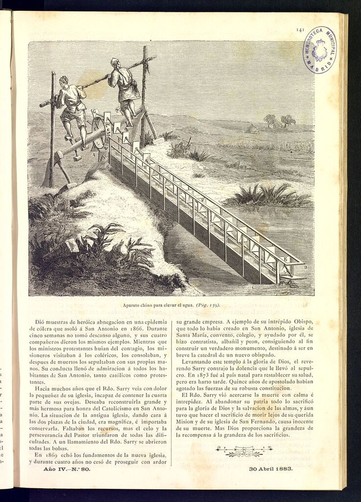 Miniatura de Las Misiones Católicas del 30 de abril de 1883
