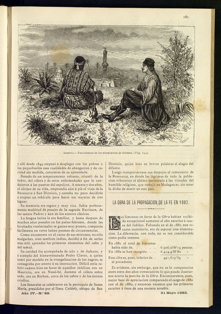 Miniatura de Las Misiones Católicas del 31 de mayo de 1883