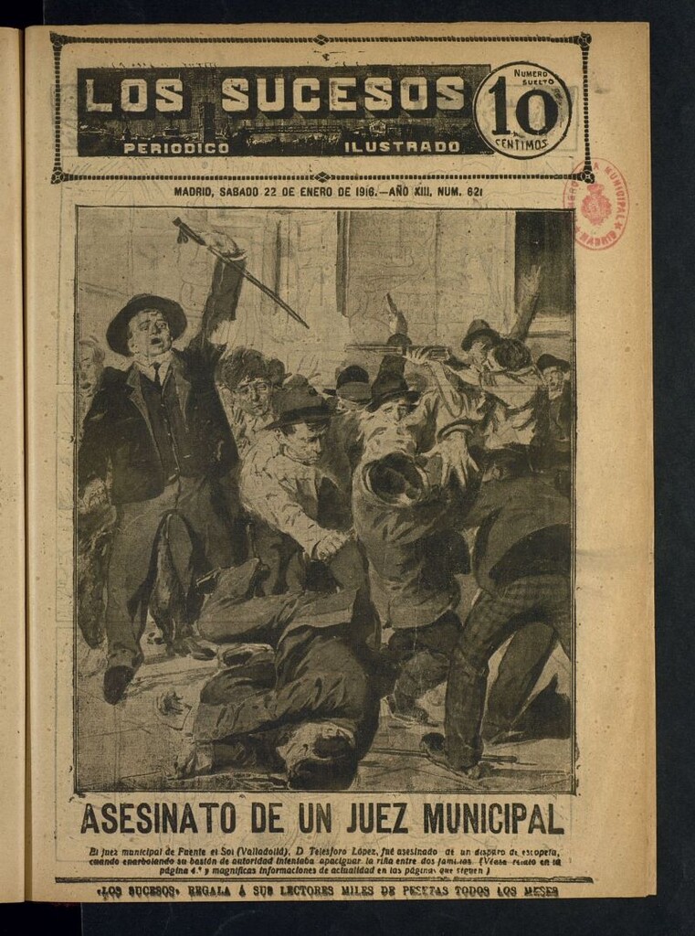 Miniatura de Los Sucesos : periódico ilustrado del 22 de enero de 1916