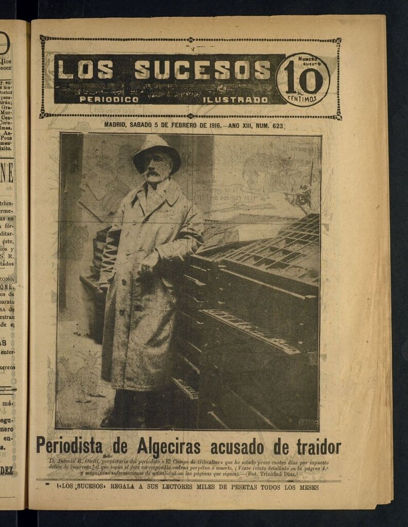 Miniatura de Los Sucesos : periódico ilustrado del 5 de febrero de 1916
