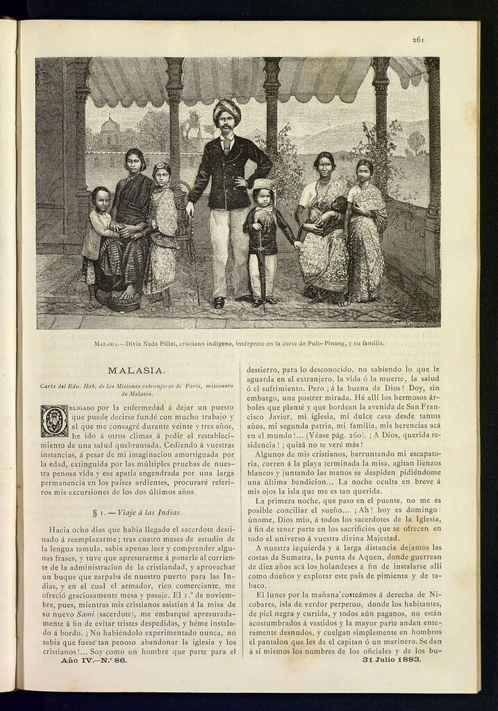 Miniatura de Las Misiones Católicas del 31 de julio de 1883