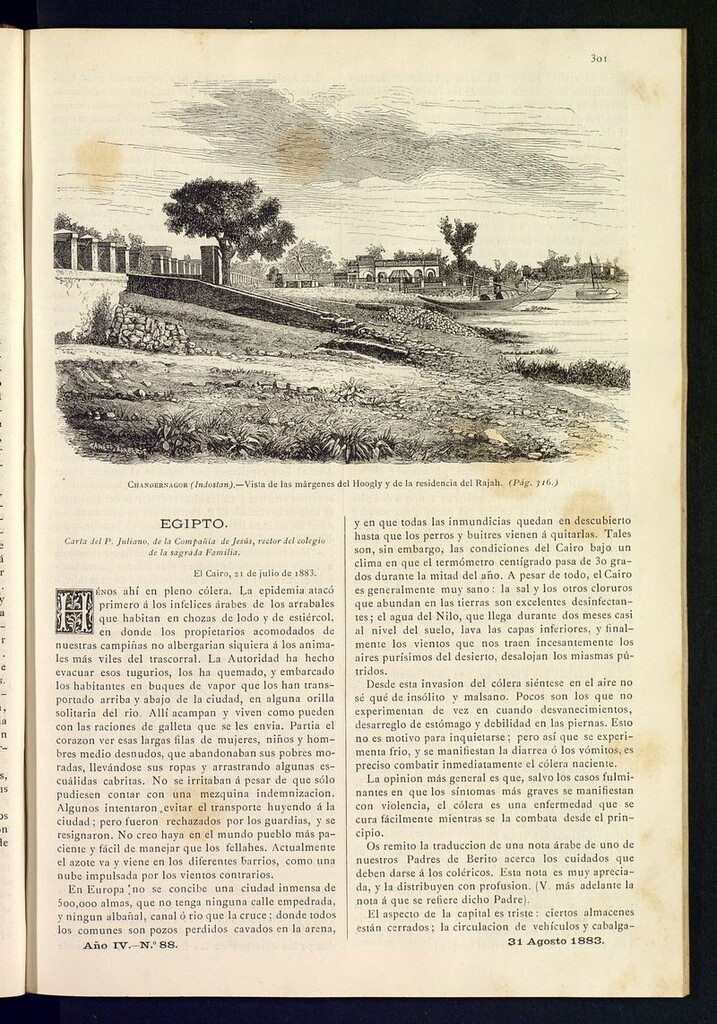 Miniatura de Las Misiones Católicas del 31 de agosto de 1883