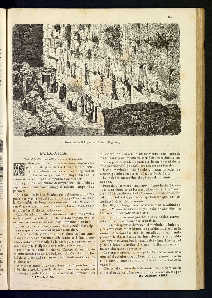 Miniatura de Las Misiones Católicas del 31 de octubre de 1883
