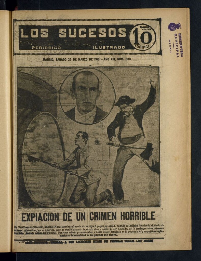 Miniatura de Los Sucesos : periódico ilustrado del 25 de marzo de 1916