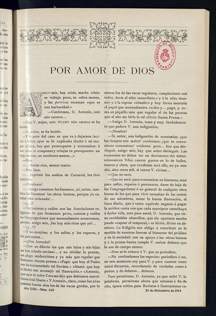 Miniatura de Las Misiones Católicas del 20 de diciembre de 1914