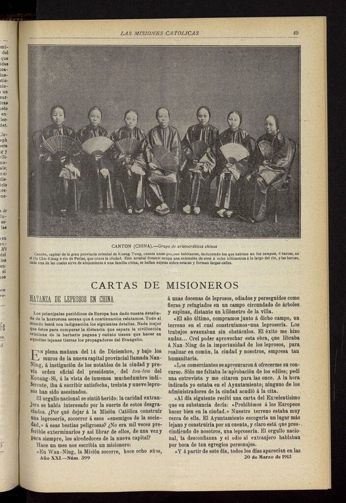 Miniatura de Las Misiones Católicas del 20 de marzo de 1913
