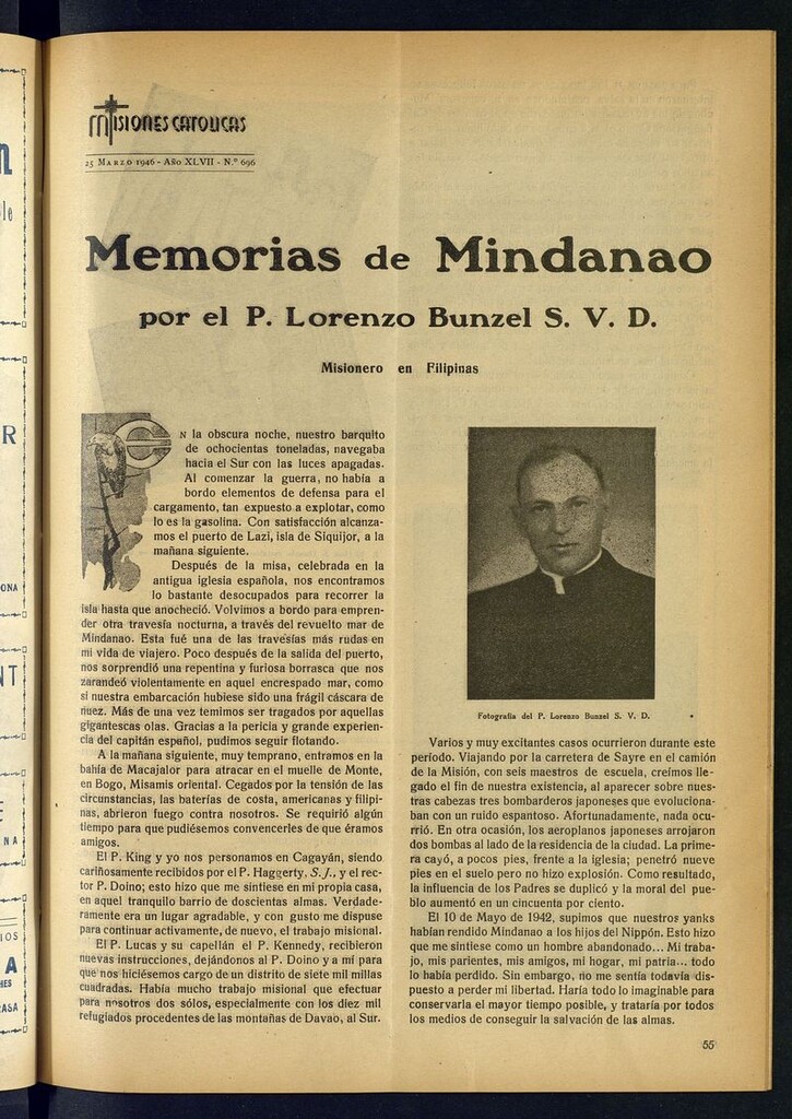 Miniatura de Las Misiones Católicas del 25 de marzo de 1946