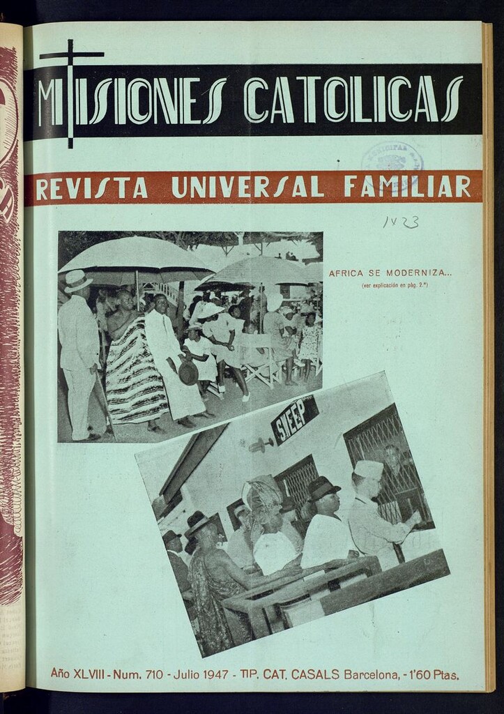Miniatura de Las Misiones Católicas de julio de 1947