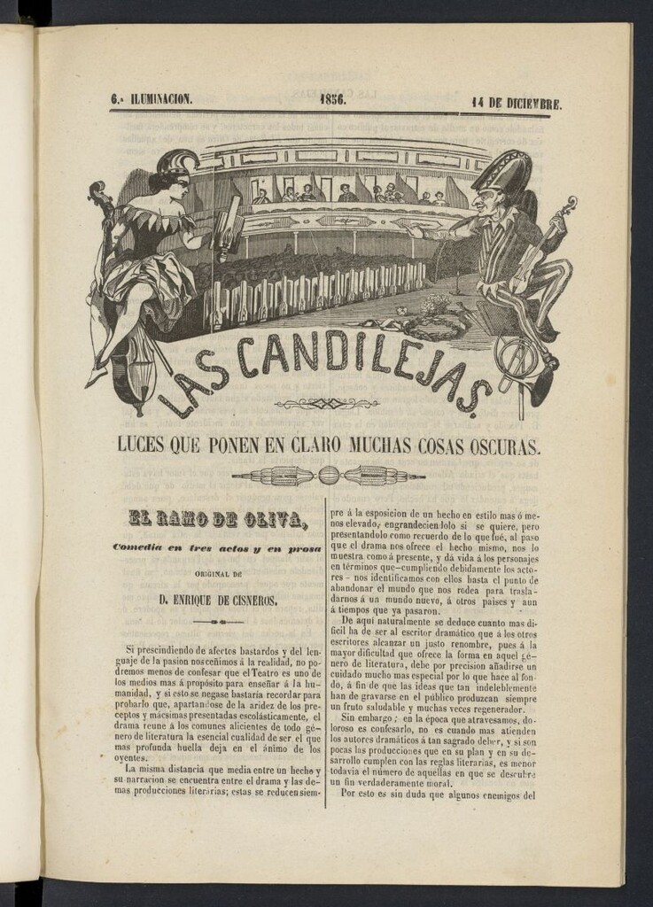 Miniatura de Las Candilejas del 14 de diciembre de 1856, nº 6