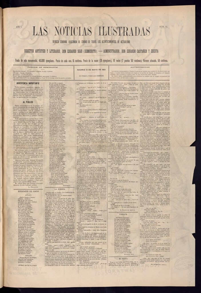 Miniatura de Las Noticias Ilustradas del 13 de mayo de 1883