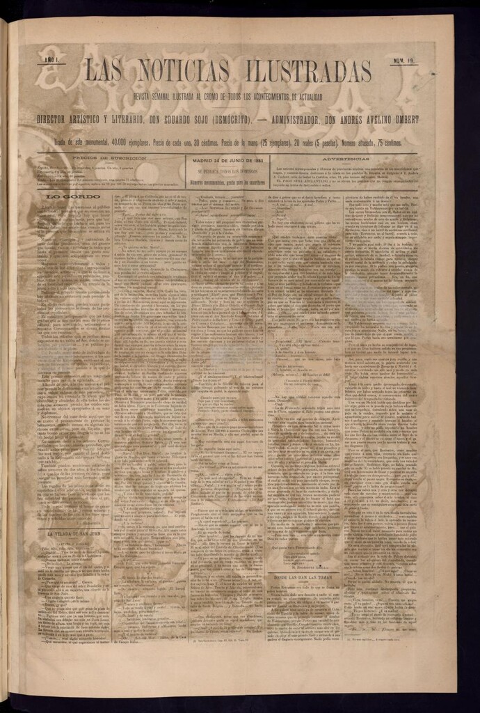 Miniatura de Las Noticias Ilustradas del 24 de junio de 1883