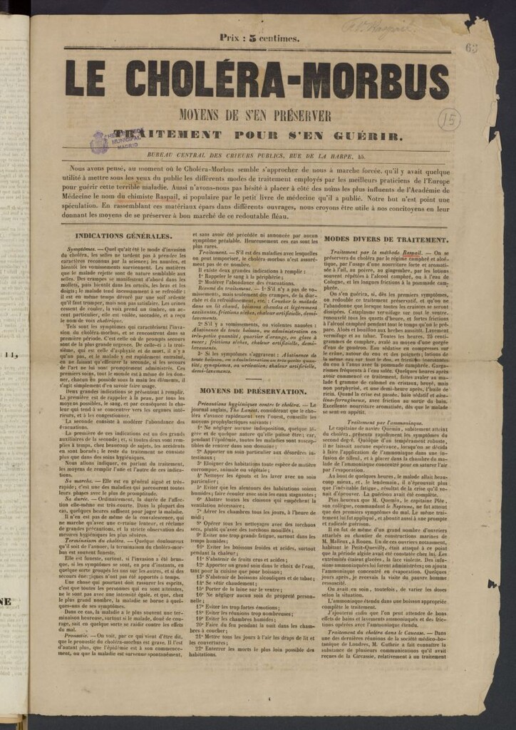 Miniatura de Le Choléra-Morbus de 1856