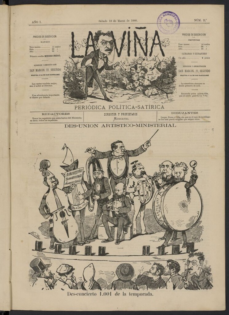 Miniatura de La Viña del 13 de marzo de 1880, nº 2