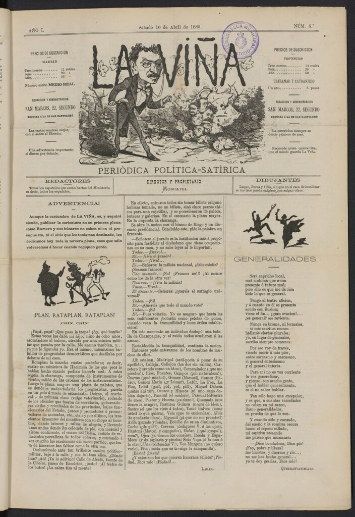 Miniatura de La Viña del 10 de abril de 1880, nº 6