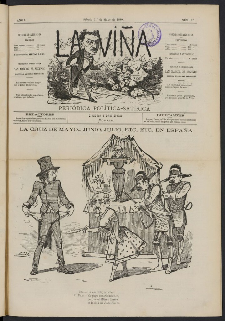 Miniatura de La Viña del 1 de mayo de 1880, nº 9
