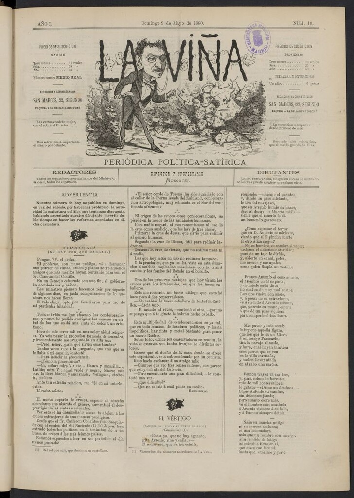Miniatura de La Viña del 9 de mayo de 1880, nº 10