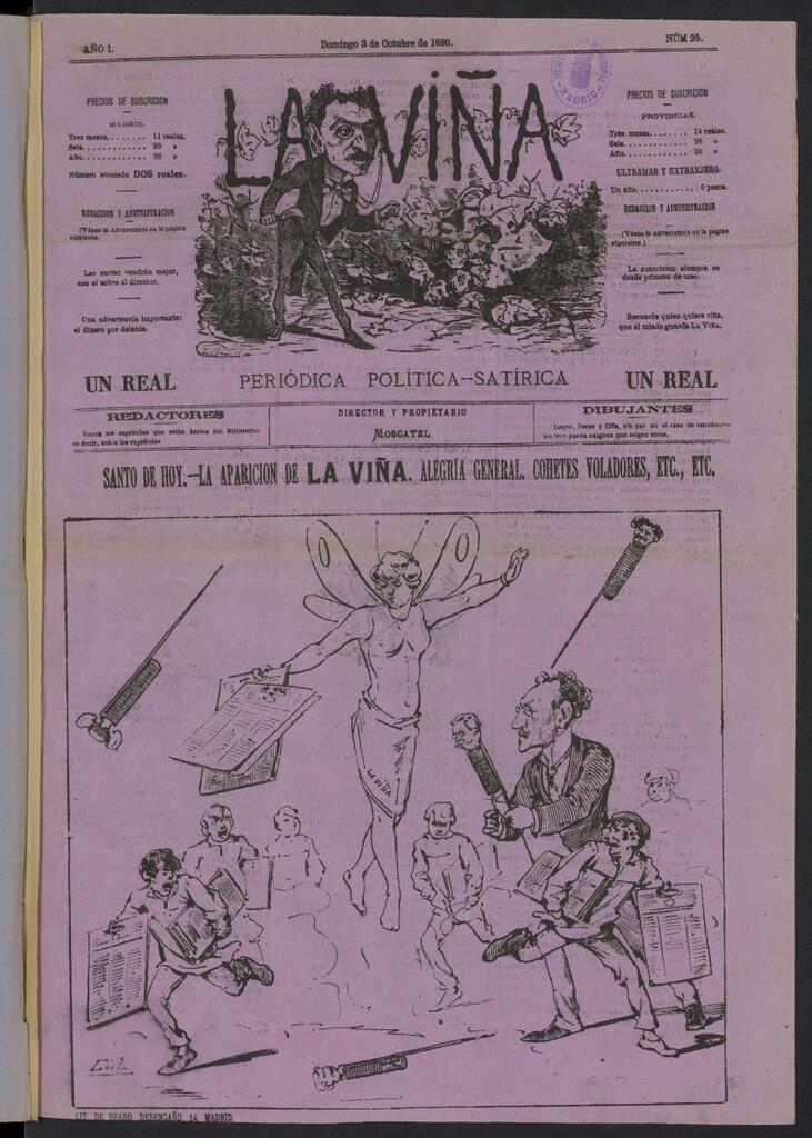 Miniatura de La Viña del 3 de octubre de 1880, nº 25