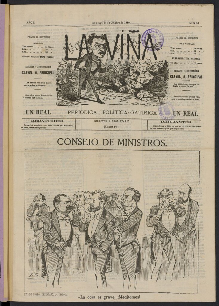 Miniatura de La Viña del 10 de octubre de 1880, nº 26