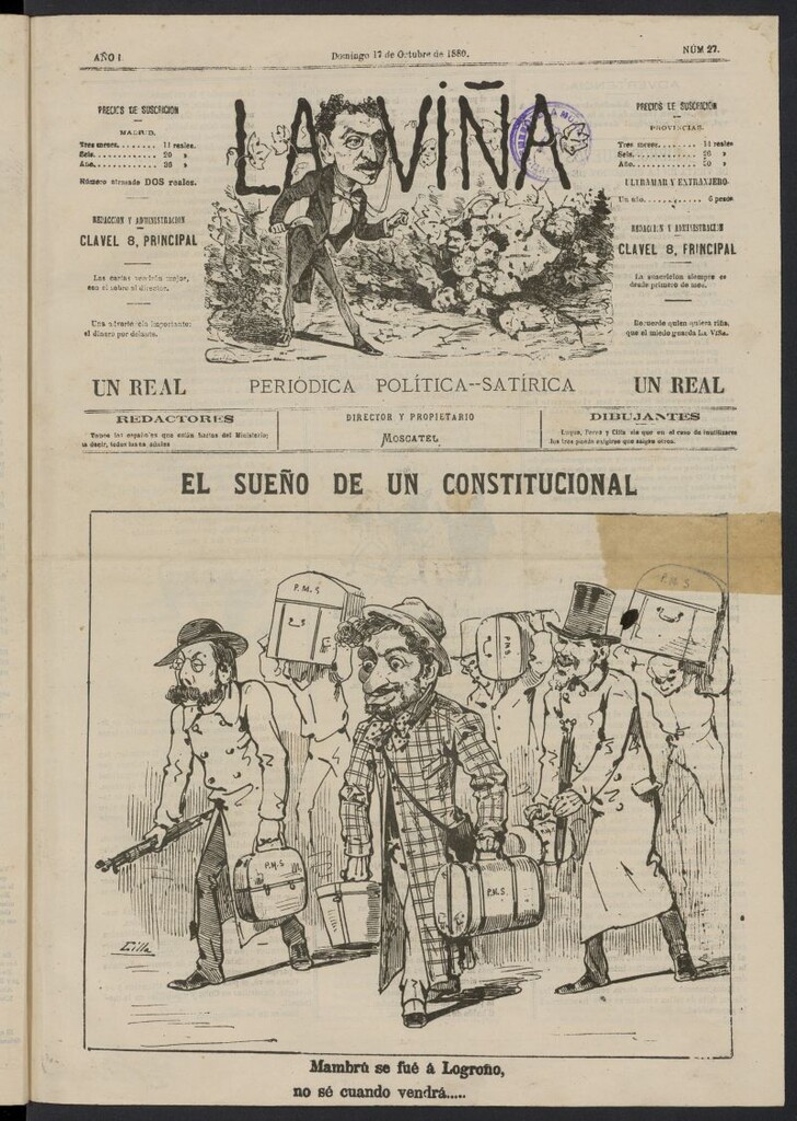 Miniatura de La Viña del 17 de octubre de 1880, nº 27