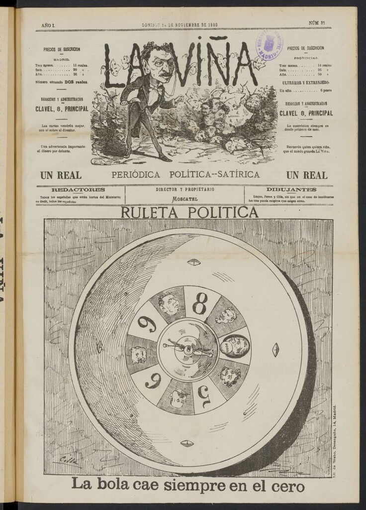 Miniatura de La Viña del 14 de noviembre de 1880, nº 31