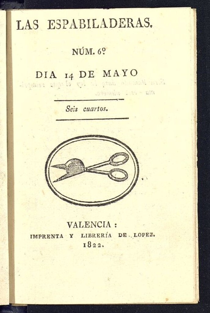 Miniatura de Las Espabiladeras del 14 de mayo de 1822