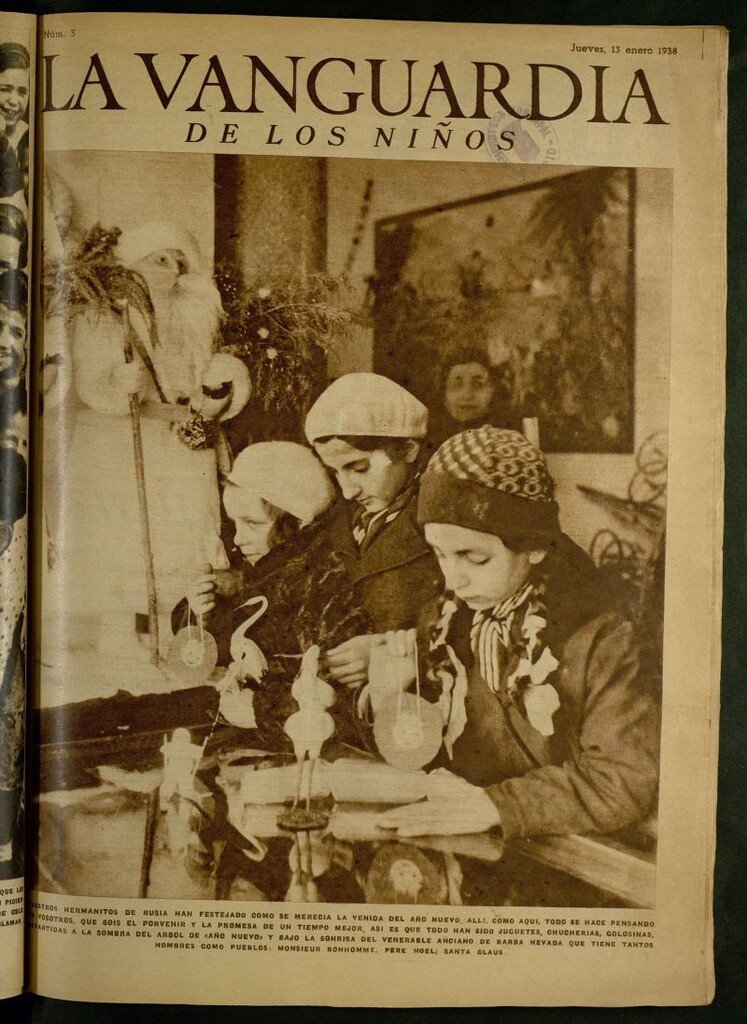 Miniatura de La Vanguardia de los niños del 13 de enero de 1938