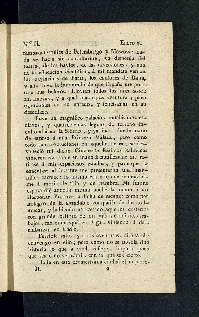 Miniatura de Minerva o el Revisor General del 7 de enero de 1806, nº 2