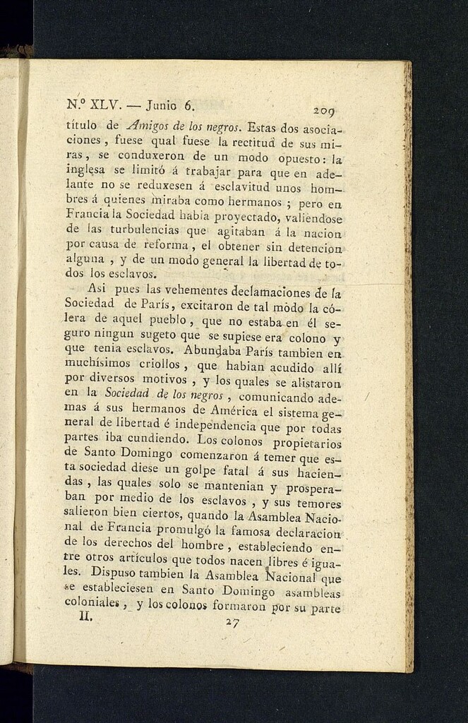 Miniatura de Minerva o el Revisor General del 6 de junio de 1806, nº 45