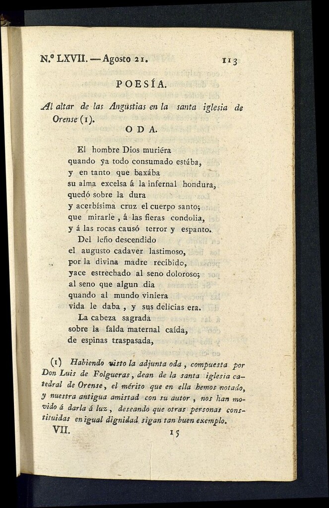 Miniatura de Minerva o el Revisor General del 21 de agosto de 1807, nº 67