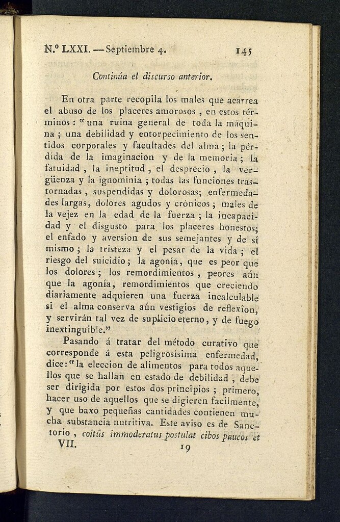 Miniatura de Minerva o el Revisor General del 4 de septiembre de 1807, nº 71