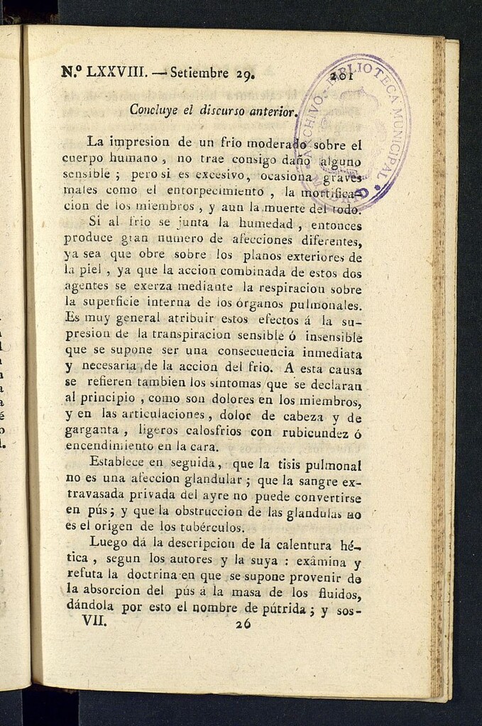 Miniatura de Minerva o el Revisor General del 29 de septiembre de 1807, nº 78