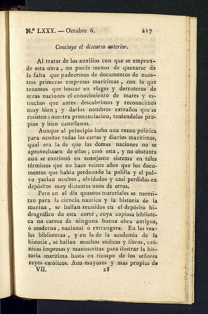 Miniatura de Minerva o el Revisor General del 6 de octubre de 1807, nº 80