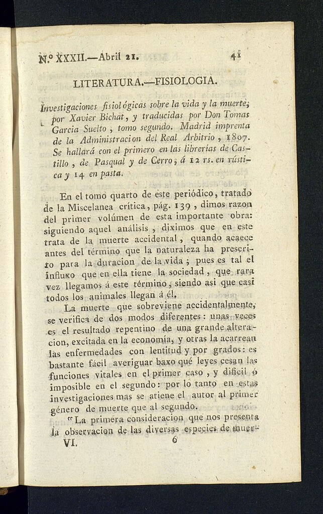 Miniatura de Minerva o el Revisor General del 21 de abril de 1807, nº 32