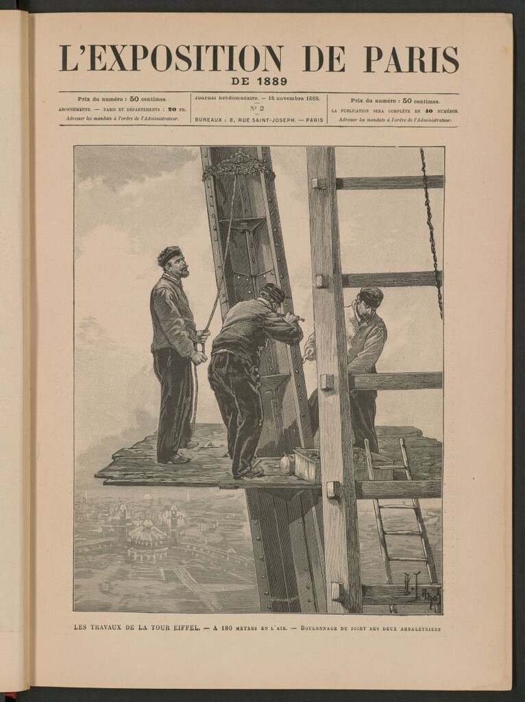 Miniatura de L´Exposition de Paris de 1889, 15 novembre 1888