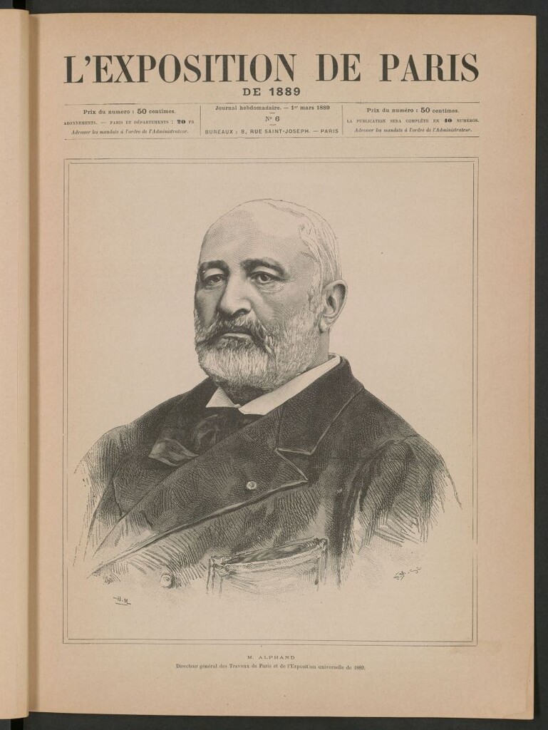 Miniatura de L´Exposition de Paris de 1889, 1er mars 1889