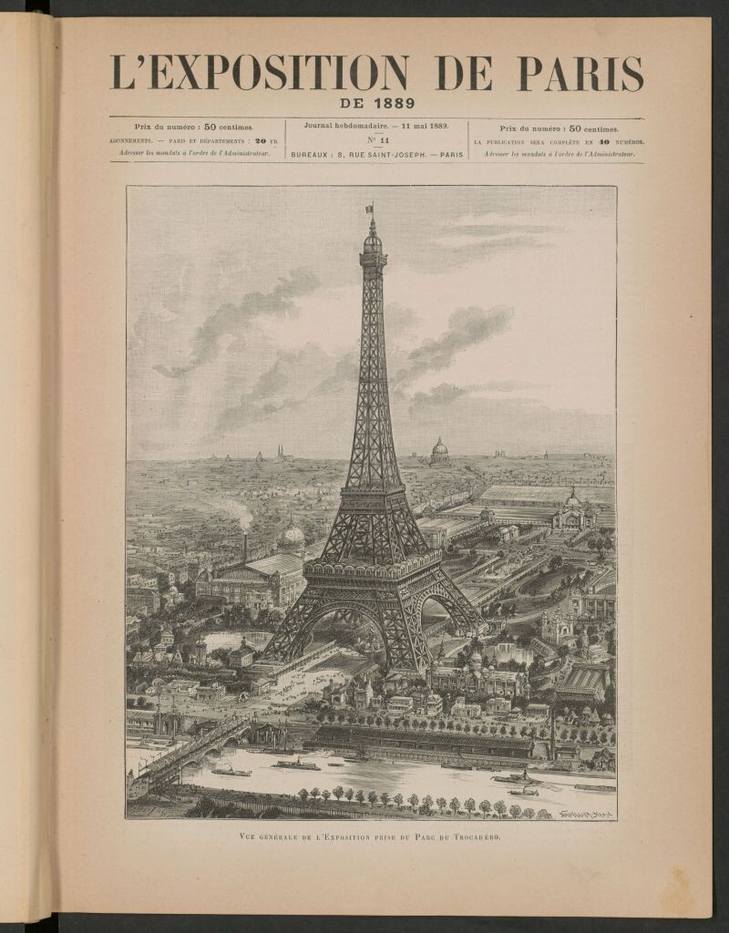 Miniatura de L´Exposition de Paris de 1889, 11 mai 1889
