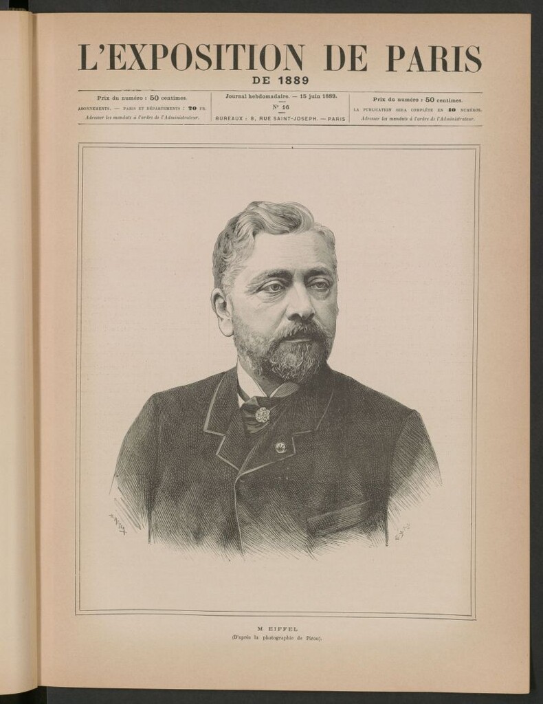 Miniatura de L´Exposition de Paris de 1889, 15 juin 1889