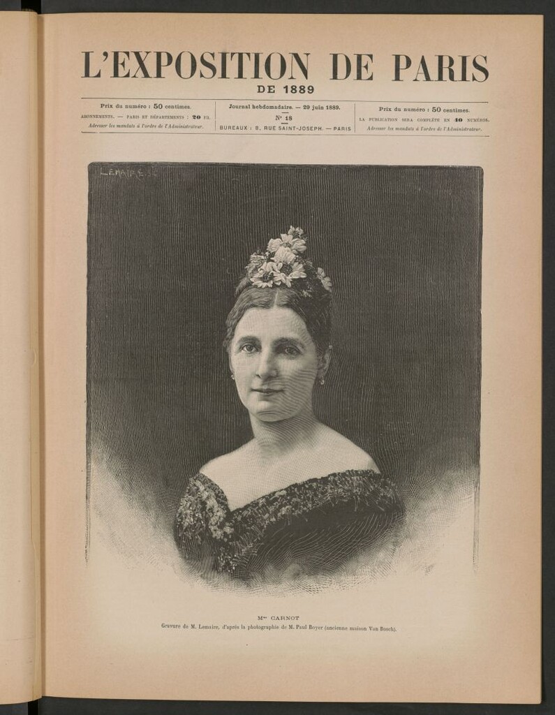 Miniatura de L´Exposition de Paris de 1889, 29 juin 1889