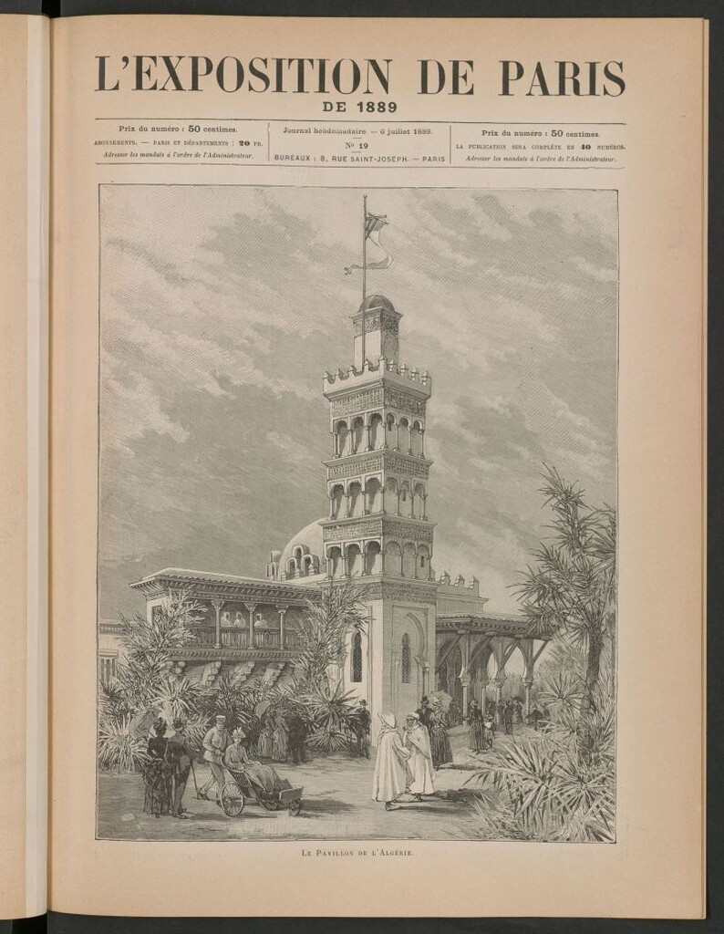 Miniatura de L´Exposition de Paris de 1889, 6 juillet 1889