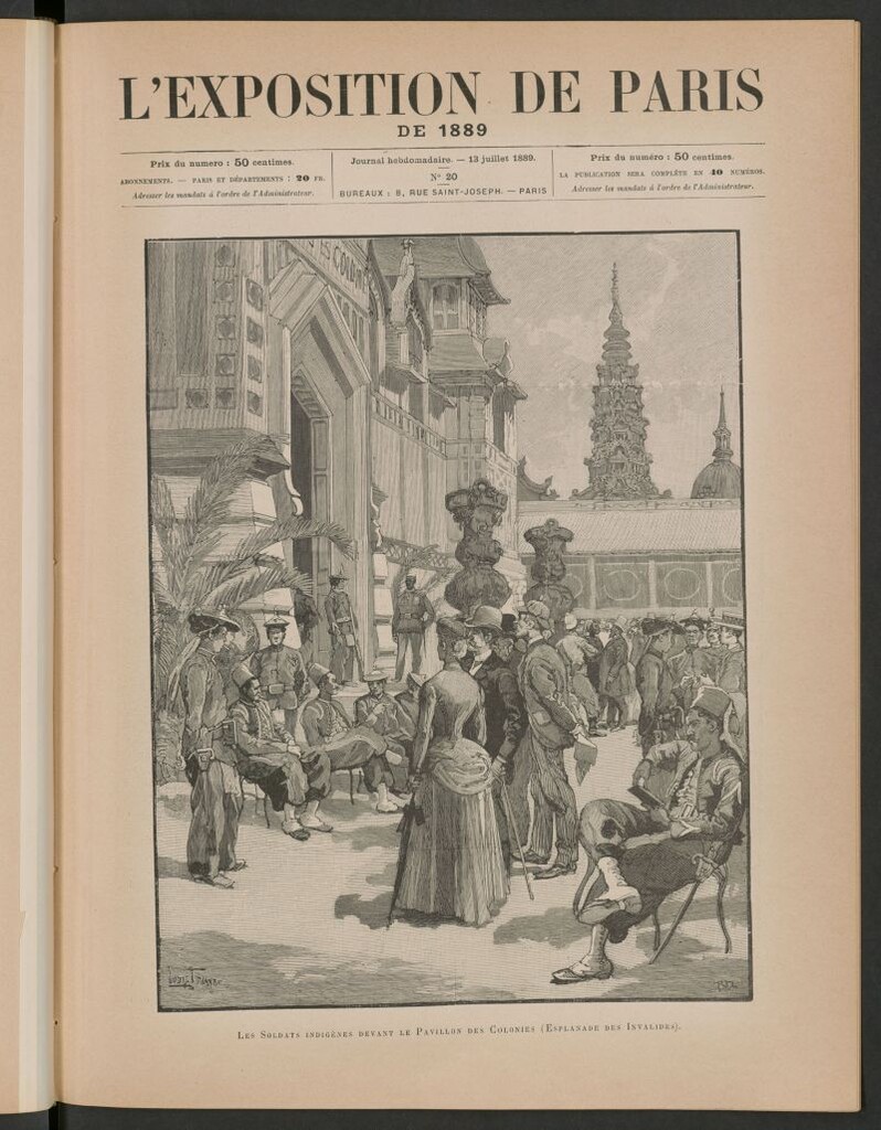 Miniatura de L´Exposition de Paris de 1889, 13 juillet 1889