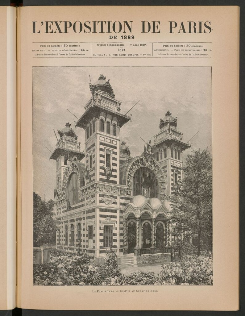 Miniatura de L´Exposition de Paris de 1889, 7 août 1889