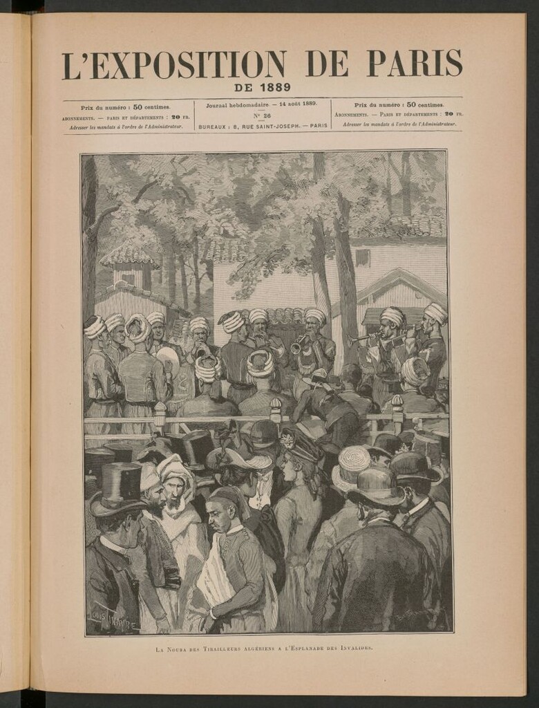 Miniatura de L´Exposition de Paris de 1889, 14 août 1889
