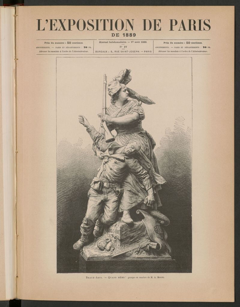 Miniatura de L´Exposition de Paris de 1889, 17 août 1889