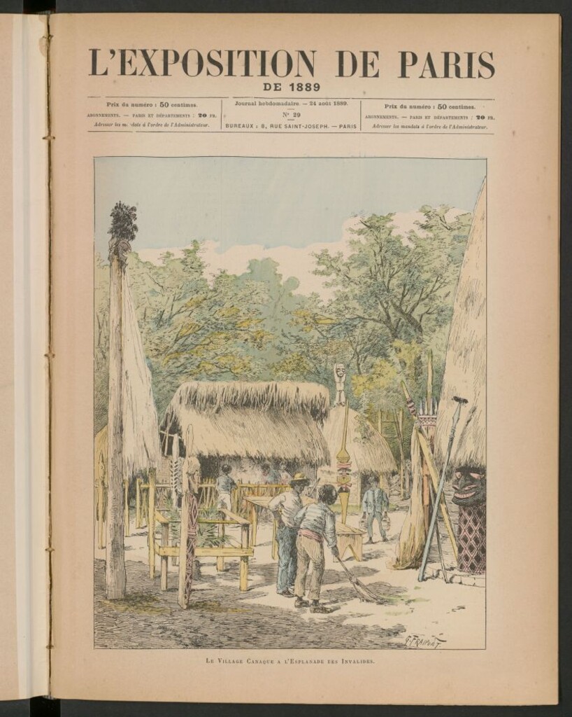 Miniatura de L´Exposition de Paris de 1889, 24 août 1889
