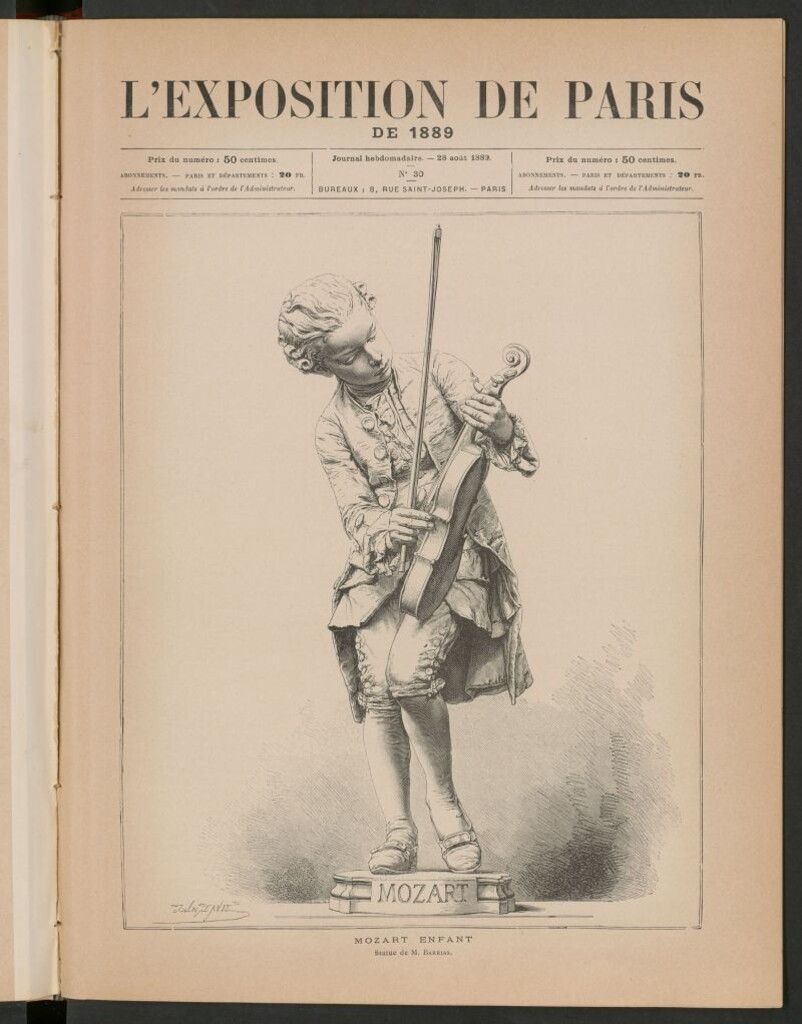 Miniatura de L´Exposition de Paris de 1889, 28 août 1889