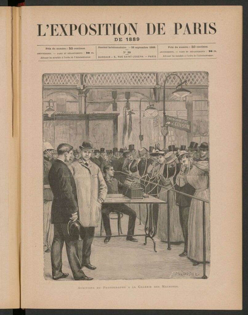 Miniatura de L´Exposition de Paris de 1889, 28 septembre 1889